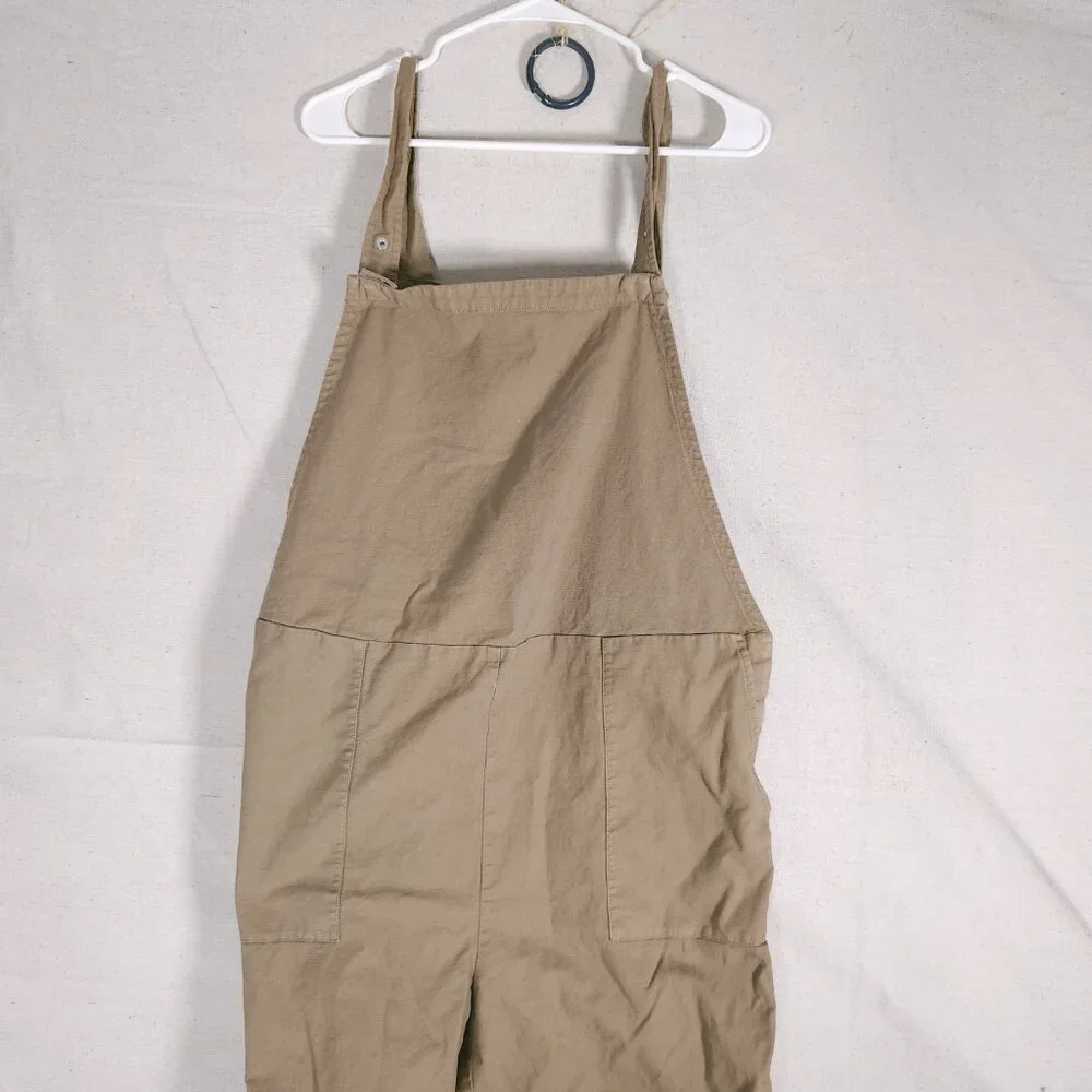 Eileen Fisher Womens Organic Cotton Hemp Overalls XL Utility Minimalist - Picture 10 of 16